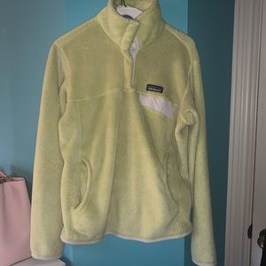 Yellow Patagonia quarter button up